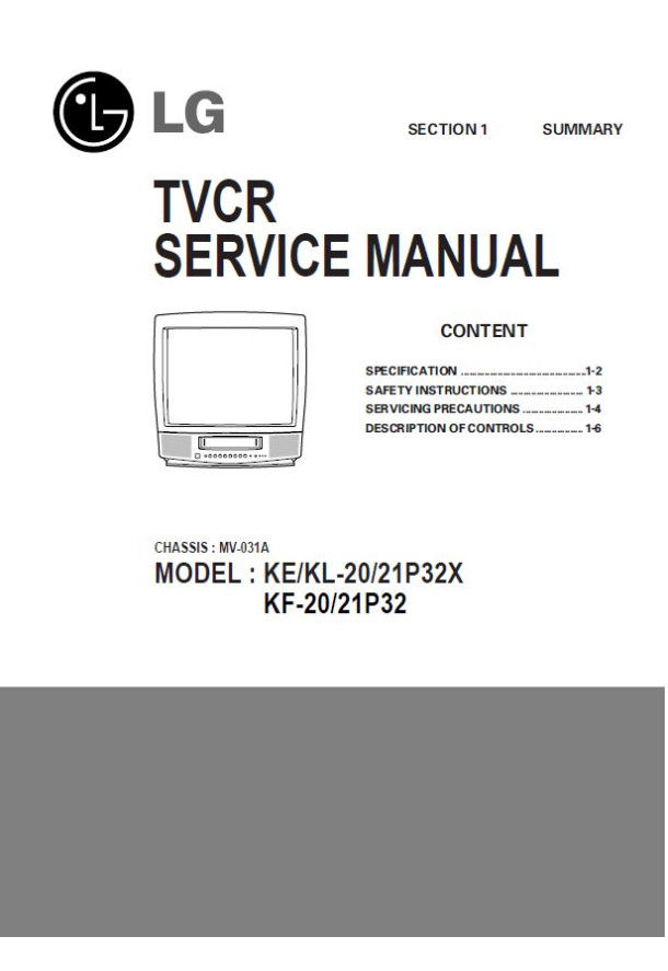 KE-20P32X, KE-21P32X, KL-20P32X, KL-21P32X